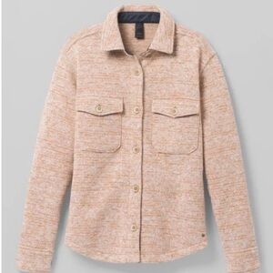 PrAna Tri Thermal Shacket Snowflake- Size M